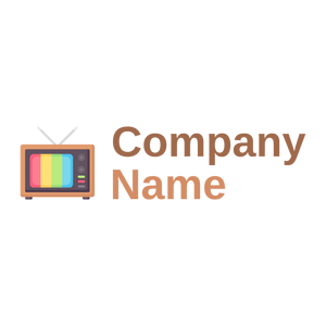 Tv logo on a White background - Abstrakt