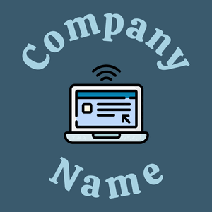 Wireless network logo on a grey background - Empresa & Consultantes