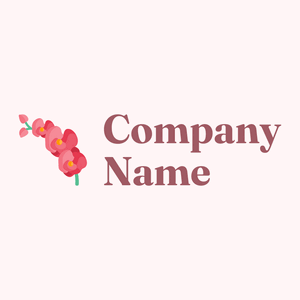 Flowers logo on a Snow background - Landwirtschaft