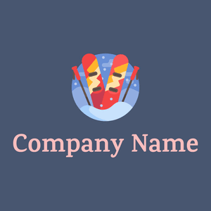 Ski logo on a East Bay background - Venta al detalle