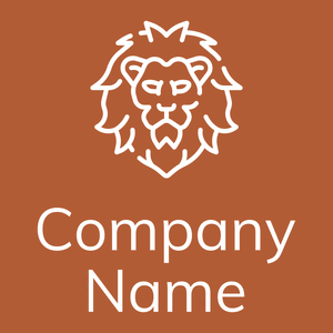 Lion logo on a Smoke Tree background - Animali & Cuccioli