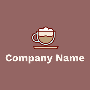 Maroon Cappuccino on a Copper Rose background - Essen & Trinken
