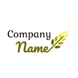 Business logo with a plant - Paesaggistica