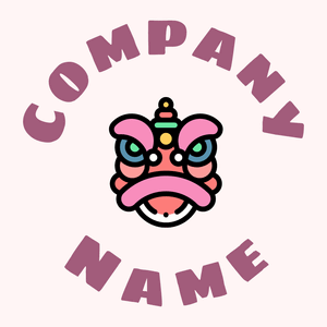 Lion dance on a Snow background - Arte & Entretenimiento