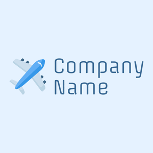 Plane logo on a Alice Blue background - Automobiles & Vehículos