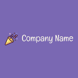 Confetti logo on a Blue Marguerite background - Arte & Entretenimiento