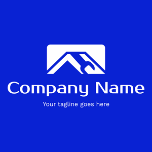 Blue tool logo on house - Architettura