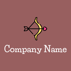 Bow logo on a Rose Taupe background - Citas