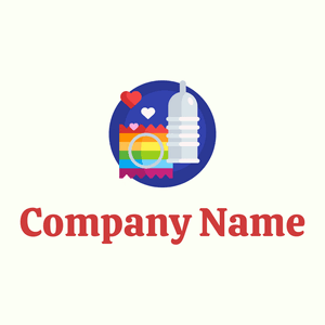 Condom logo on a Ivory background - Hospital & Farmácia