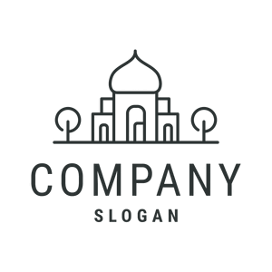 minimalist mosque logo - Religion