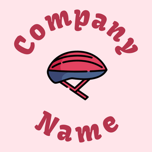 Helmet logo on a Lavender Blush background - Construction & Outils