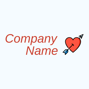 Cupid logo on a Alice Blue background - Citas